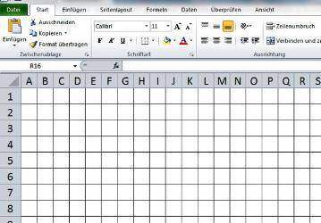 Kariertes Papier Excel